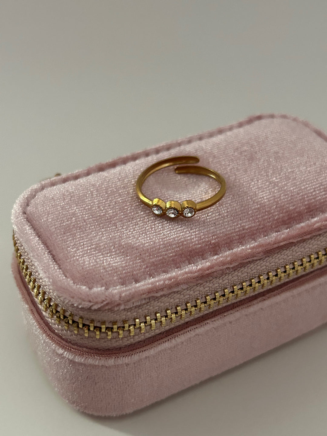 Trinity Sparkling Cuff Rings