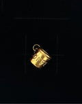 Coffee Gold Plated Stainless Steel Charm