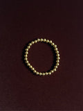 Solace Stainless Steel Beaded Stretchable Bracelet