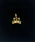 Crab Gold Plated Stainless Steel Charm With Lobster Clasp