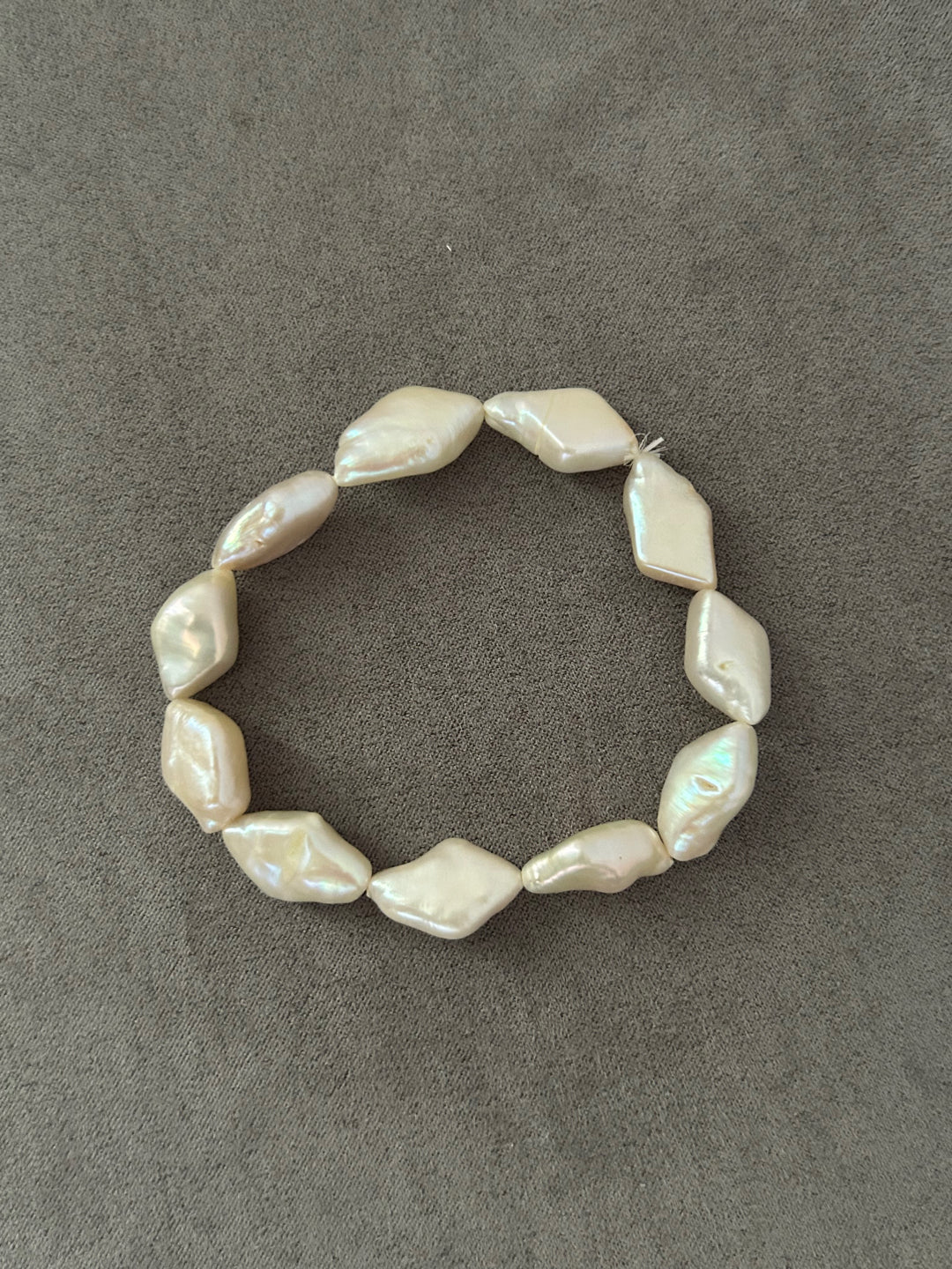 Natural FW Pearl Stretchable Bracelet