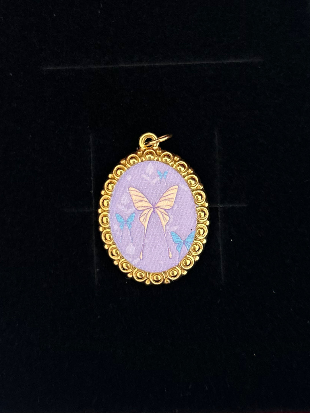 Butterfly Gold Plated Stainless Steel Charm
