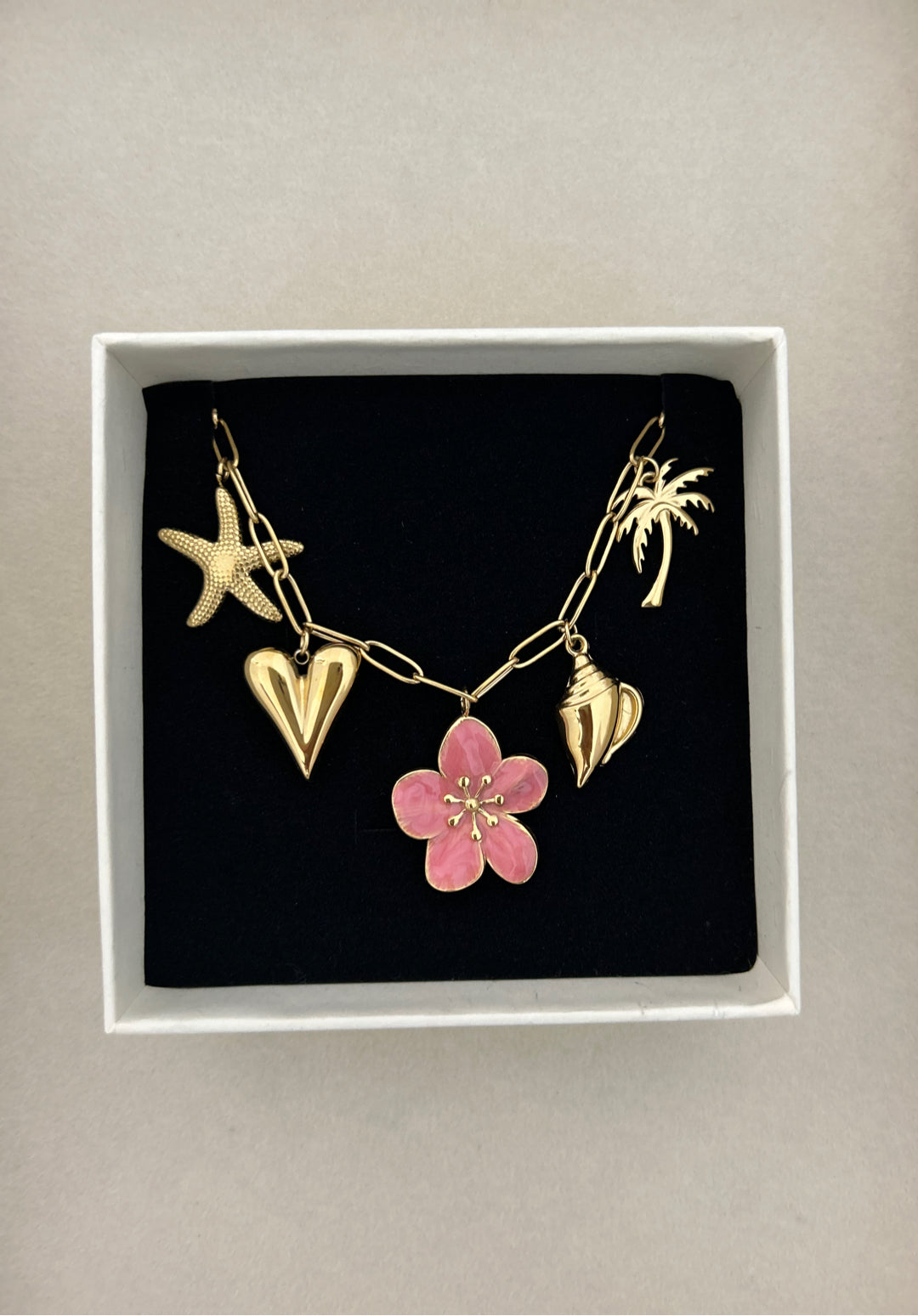 Nami Hibiscus Summer Charm Necklace