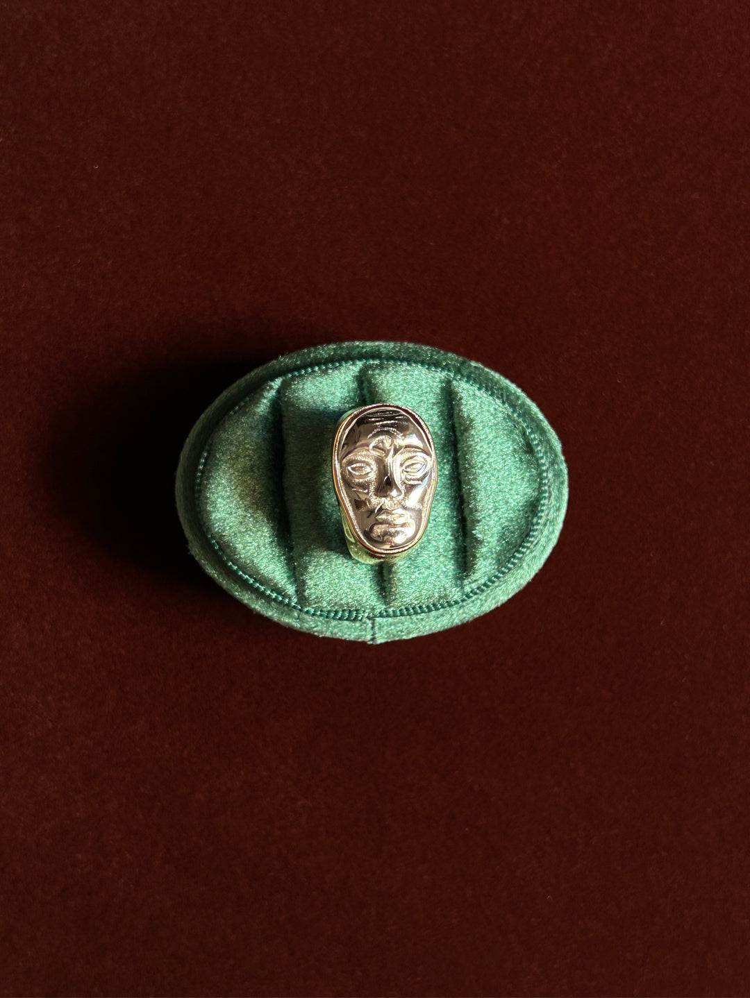 Obscura Face Stainless Steel Ring