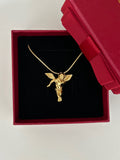 PVD Gold Plated Cherub Necklace