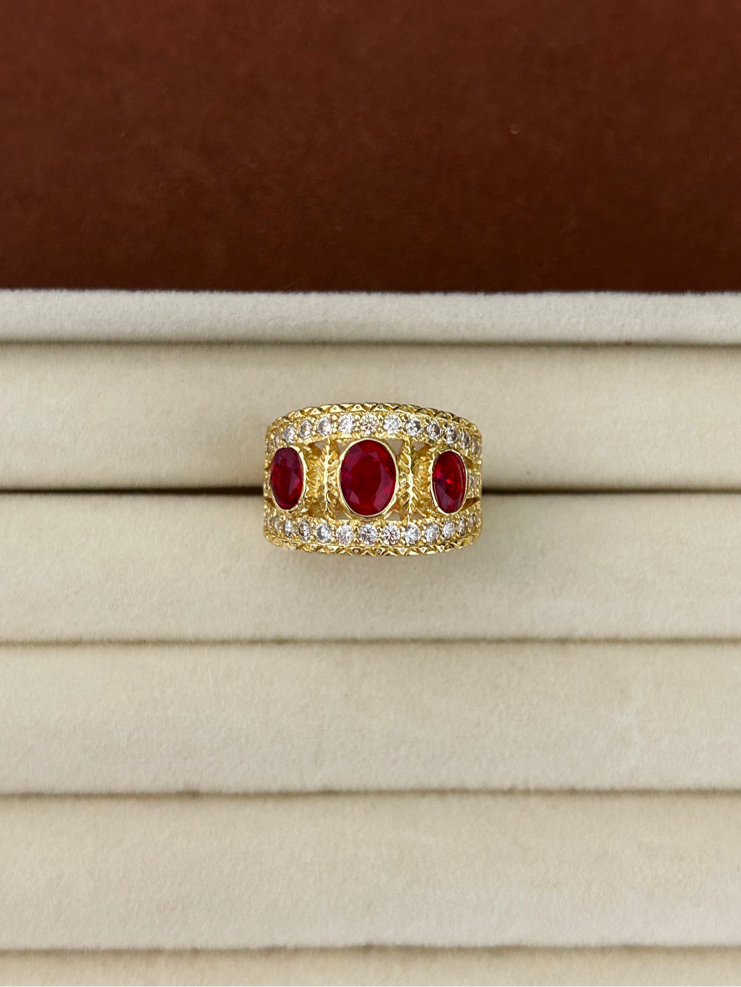 Garnet Glow Ring