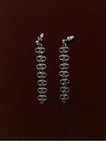 Clover Tassel 304 Stainless Steel Earrings