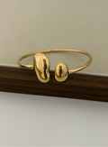 Nyla Open Cuff Adjustable Bracelet (Silver & Gold Sold Separately)