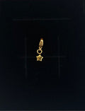 Star Gold Plated Stainless Steel Charm With Lobster Clasp
